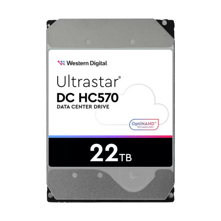Hard disk 3.5 22tb western digital ultrastar dc hc570 sata se [0f48155]