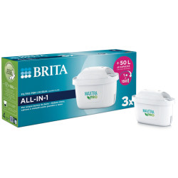 Cartuccia filtrante brita maxtra pro all-in-one bianco 3pz
