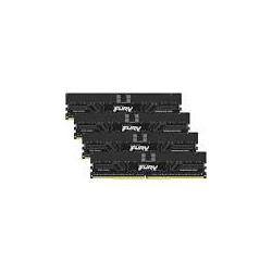 Ram dimm ddr5 64gb pc5-48000 6000mhz cl32 1.4v nero [kf560r32rbk4-64]