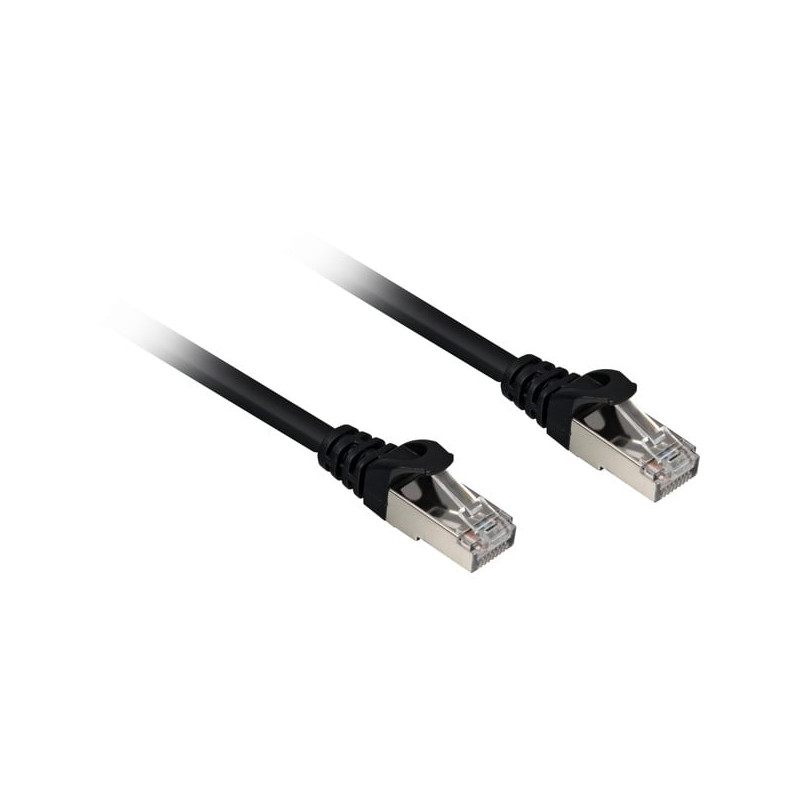 Cavo di rete sharkoon s/ftp cat6a 2m nero [4044951018369]
