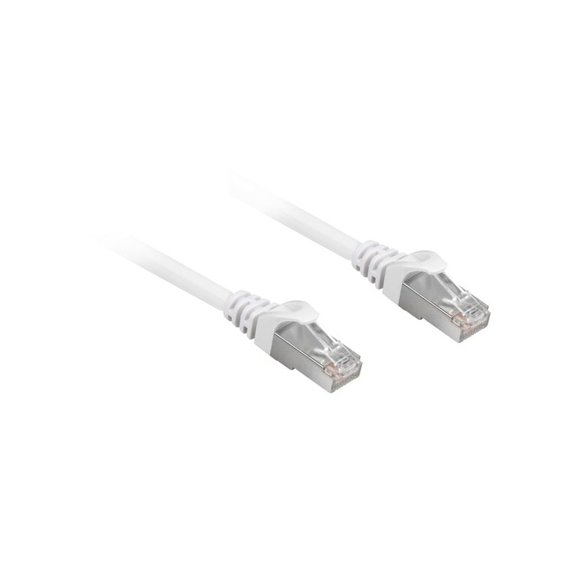 Cavo di rete sharkoon s/ftp cat6a 1.5m bianco [4044951018833]