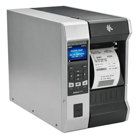 Stampante termica zebra zt610 max 203x203dpi nero/grigio [zt61042-t2e0100z]