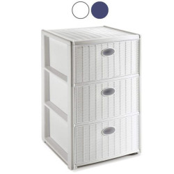 Cassettiera stefanplast elegance 40x40h 60 3-cassetti bianco