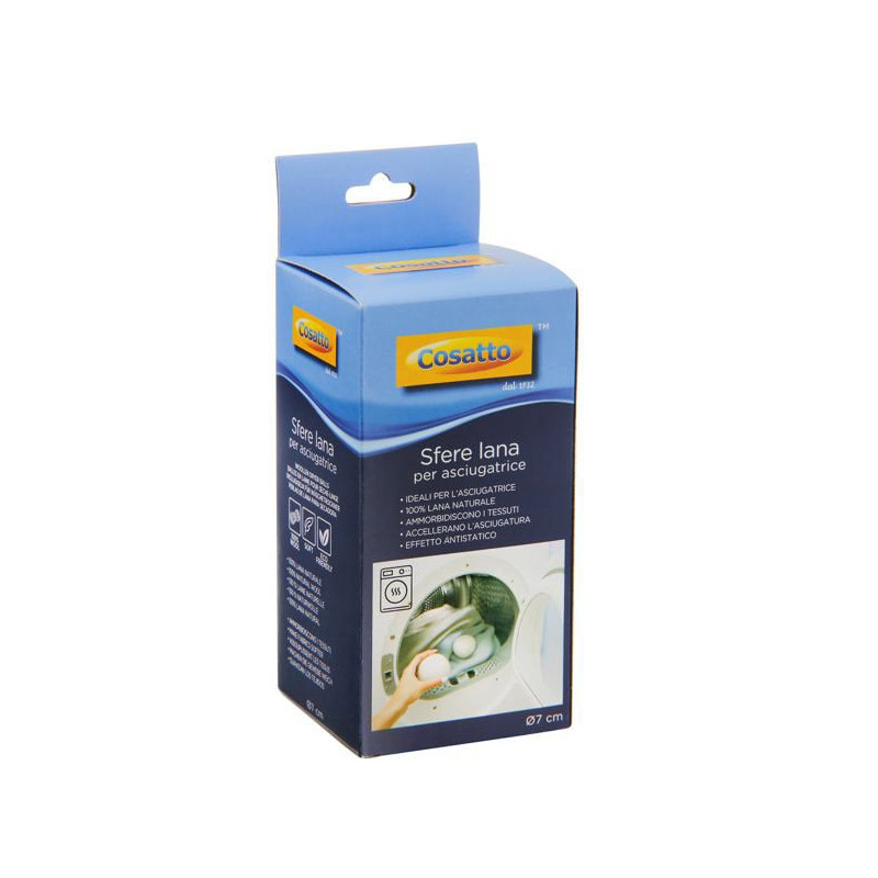 Sfere lana cosatto lbsl0000012 per asciugatrice 2pz [lb-sl-0000-012]