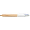 Penna bic st 4c legno naturale b12 12pz [508964]