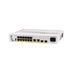 Switch cisco catalyst 9200cx compact poe+ 240w 12-porte bianco