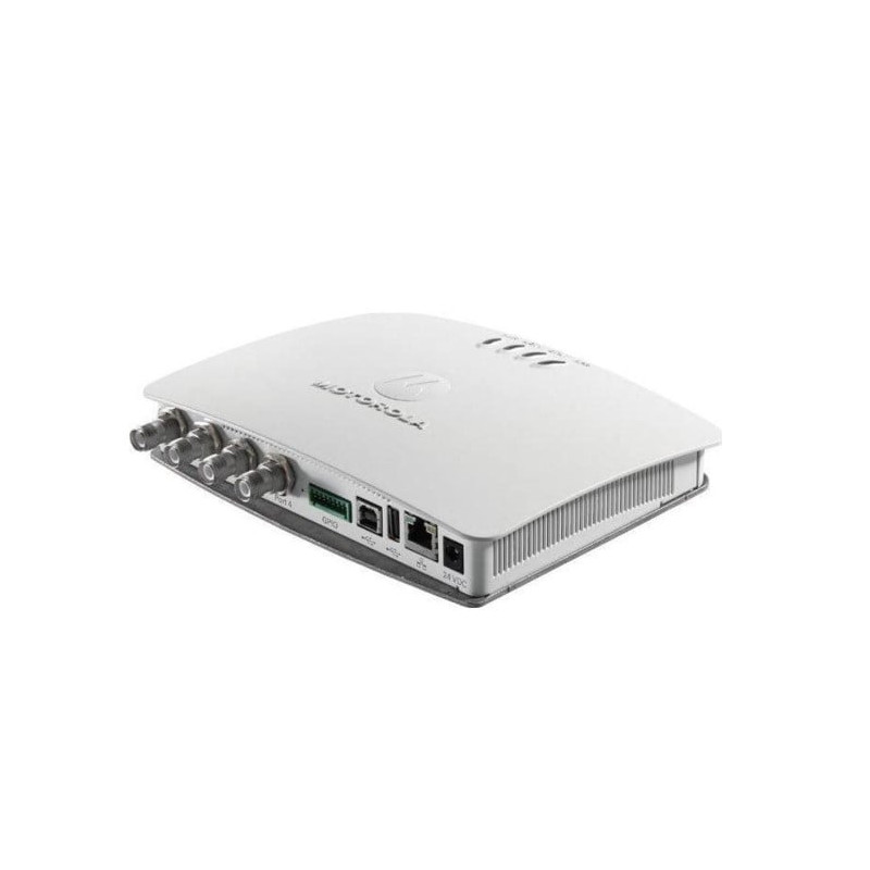 Lettore rfid zebra fx7500 fisso 2 porte senza hub usb bianco [fx7500-22325a56-wr]