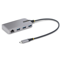 Hub usb startech.com tipo-c a 3-porte usb-a rj45 [5g3agbb-usb-c-hub]