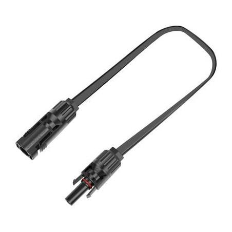 Cavo di connessione ecoflow super piatto mc4 50cm nero [superflatmc4cable]