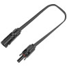 Cavo di connessione ecoflow super piatto mc4 50cm nero [superflatmc4cable]