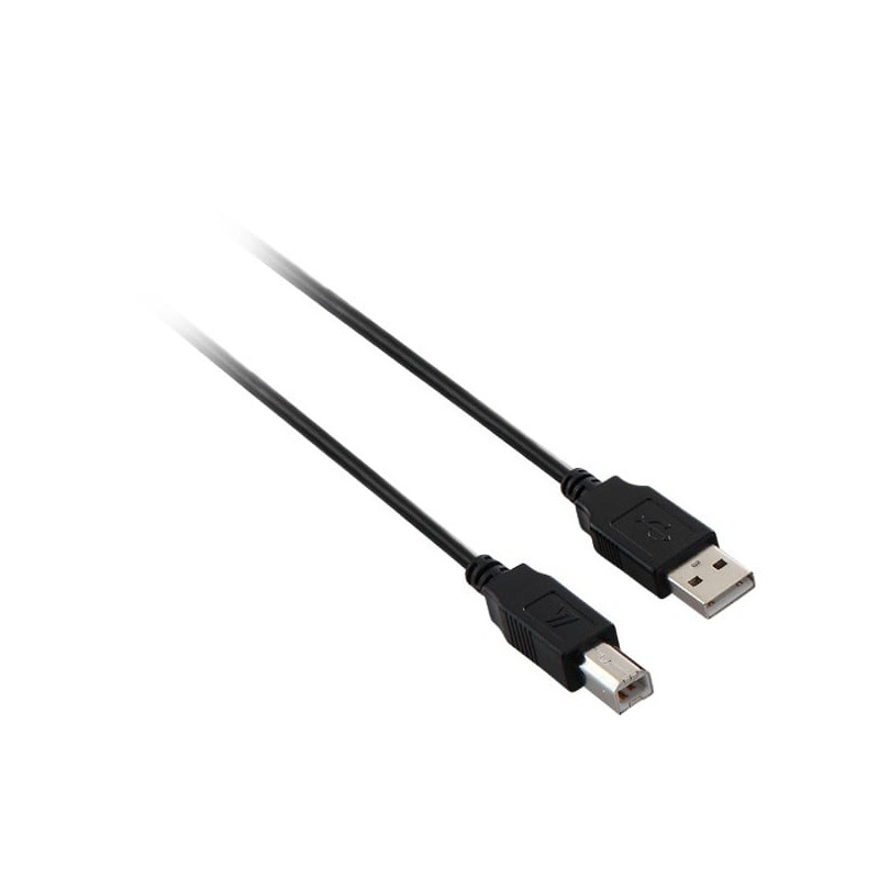 Cavo usb v7 2.0 a/b m 100pct 5m nero [v7e2usb2ab-05m]