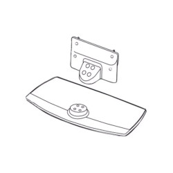 Supporto murale lg am-st21bc per monitor 55" 55ur762h nero