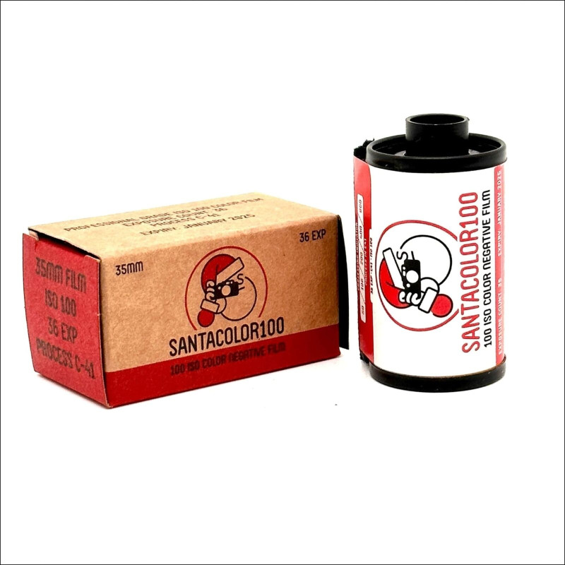 Pellicola fotografica olympus rullino foto santacolor100 a colori