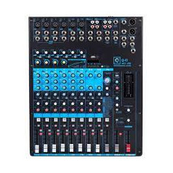 Mixer oqan q12 mk2 a 12 canali con lettore mp3 usb/bluetooth nero