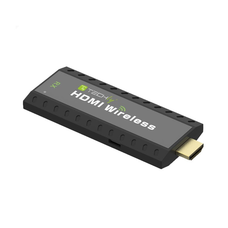 Ricevitore aggiuntivo techly per kit extender wireless hdmi 50m 1080p