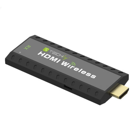 Ricevitore aggiuntivo techly per kit extender wireless hdmi 50m 1080p