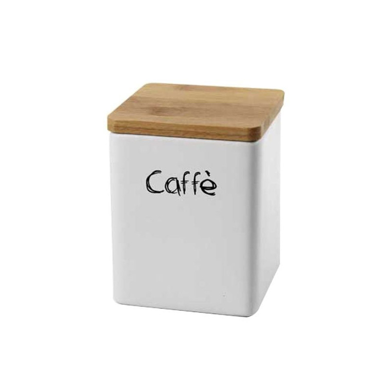 Barattolo bellintavola in ceramica caffe' bianco [854415]