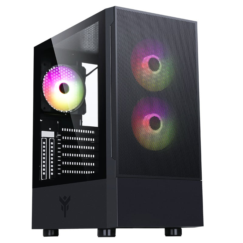 Case itek siisbe 3.0 midi tower atx/itx/micro atx nero [itgcasib30]