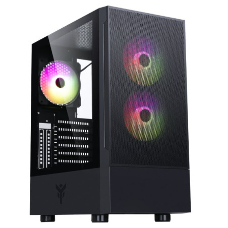 Case itek siisbe 3.0 midi tower atx/itx/micro atx nero [itgcasib30]