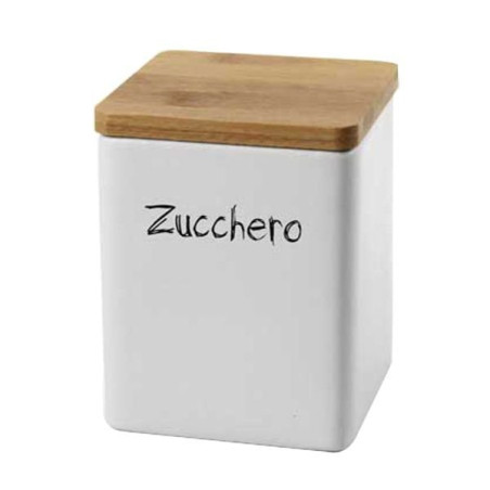 Barattolo bellintavola in ceramica zucchero bianco [854408]