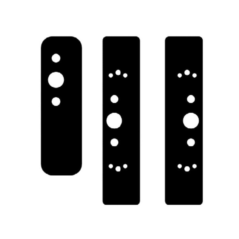 Kit mascheramento iseo per antipanico in ferro verniciato 51x173mm