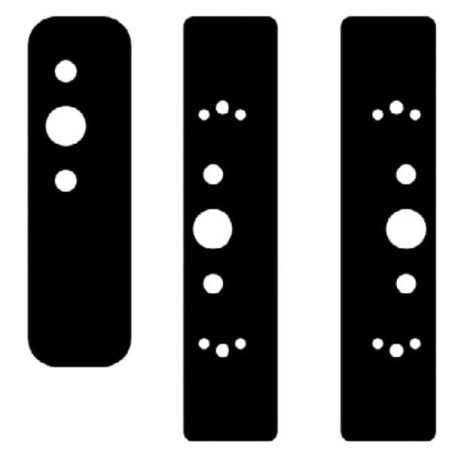 Kit mascheramento iseo per antipanico in ferro verniciato 51x173mm