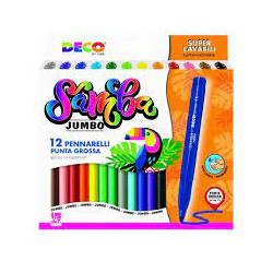 Pennarello cwr cf12 colorati samba multicolore 12pz [12732/12]