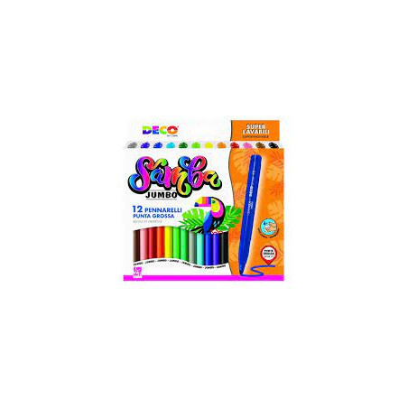 Pennarello cwr cf12 colorati samba multicolore 12pz [12732/12]