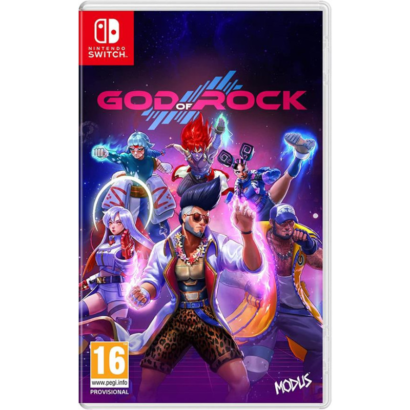 Videogioco maximun games god of rock nintendo switch [mgi-gor-swi-eu]