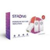 powerline strong wi-fi 600 v2 600mbit/s bianco 3pz [plwf600trieuv2]