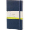 Taccuino moleskine a pagine bianche con copertina rigida blu zaffiro