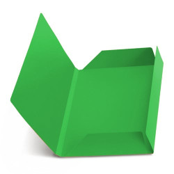 Cartellina in cartone a 3 lembi favini 25 pz. verde 24,5x34,5cm 200gr