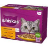 Cibo umido per gatti whiskas gelatina pollame anatra tacchino pollo
