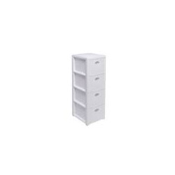 Cassettiera stefanplast elegance 4 cassetti 30x40h 80cm bianco [30300]