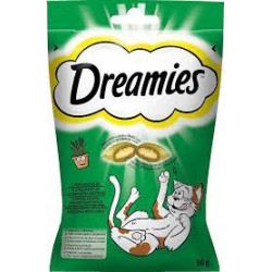 Cibo per gatti dreamies with a catnip dolcetti per gatti 60g