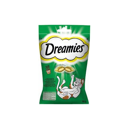 Cibo per gatti dreamies with a catnip dolcetti per gatti 60g