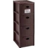 Cassettiera stefanplast elegance 4 cassetti 30x40h 80cm moka [30302]