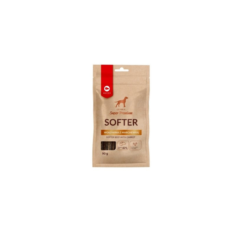 Mangime umido maced softer manzo con carota per cani 100g