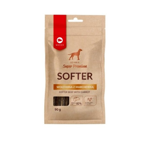 Mangime umido maced softer manzo con carota per cani 100g