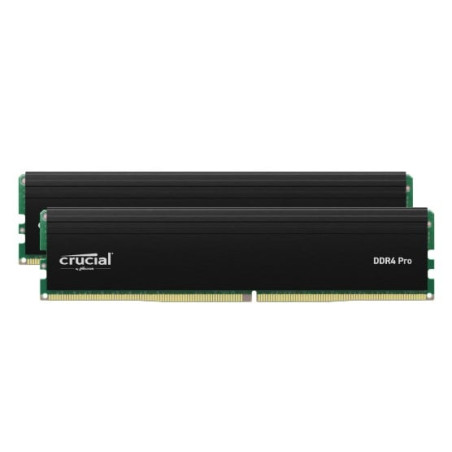 Ram dimm ddr4 64gb crucial 3200mhz cl22 1.2v nero [cp2k32g4dfra32a]