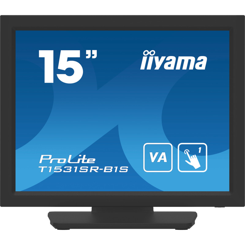 Monitor led 15'' iiyama prolite t1531sr-b1s xga 1024x768p