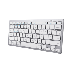 Tastiera trust wireless bluetooth it argento [24652]