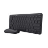 Set tastiera e mouse qwerty trust senza fili/dritto/bth/usb-c/1200dpi/10milioni