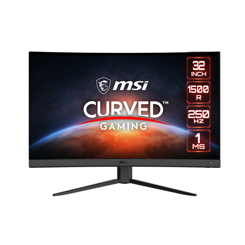 Monitor led 31.5" msi g32c4x 1920x1080p fhd 1ms classe f nero