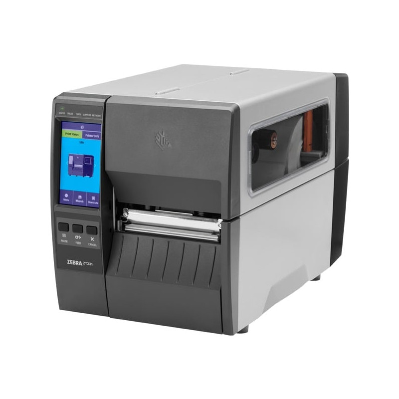 Stampante termica zebra zt231 4in 300 dpi tt cutter eu/uk usb serial