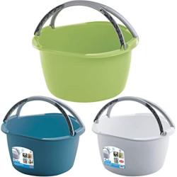 Bacinella stefanplast superbacinella sole rotonda 40cm 16l con manici