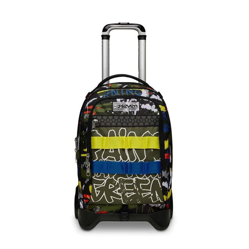 Zaino seven jack-2wd fluo belts con trolley [200102359_657]