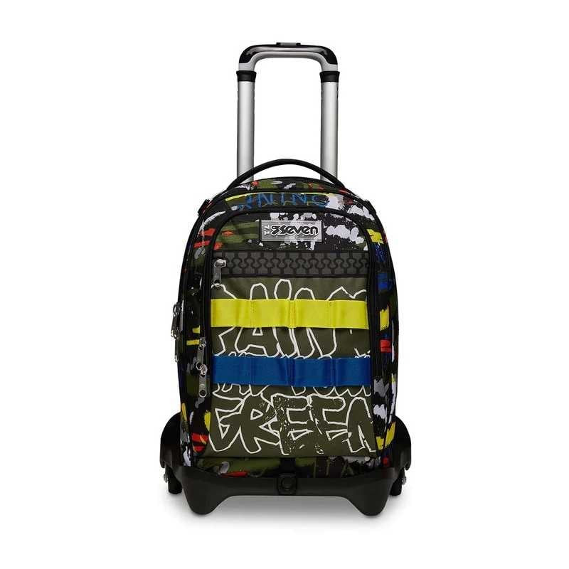 Zaino seven jack-3wd fluo belts con trolley [200102360_657]