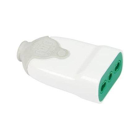 Presa diritta 10/16a+t bianca 81000 fme [fme ]