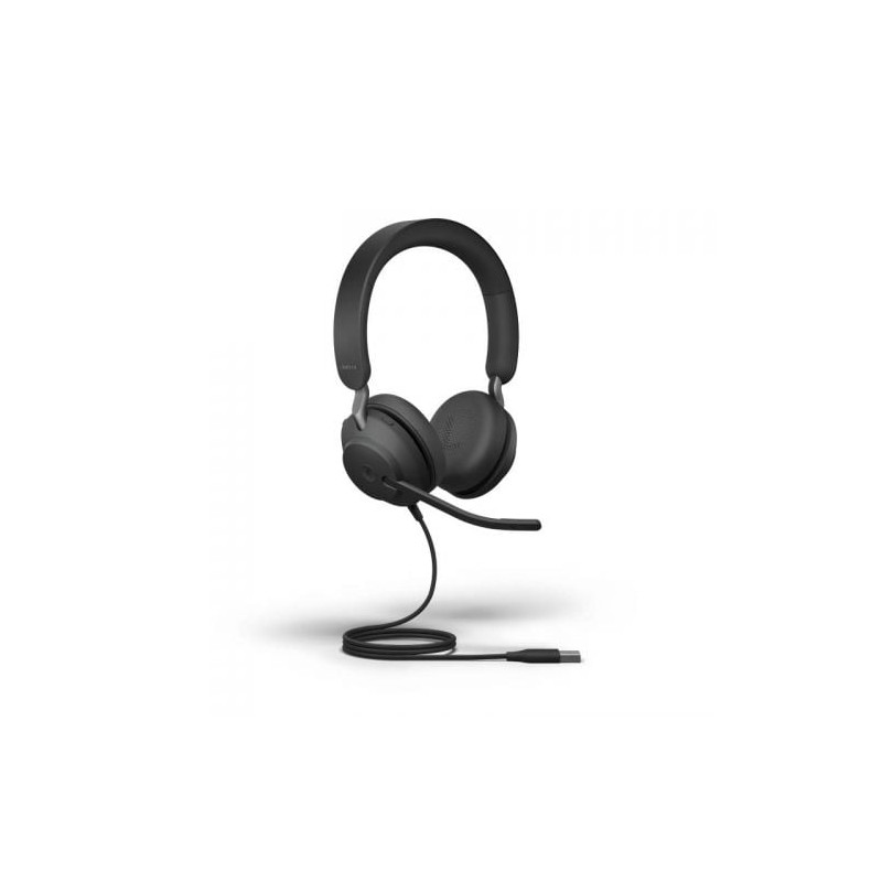 Cuffie jabra evolve 40 se usb-a ms stereo nero [24189-999-999]